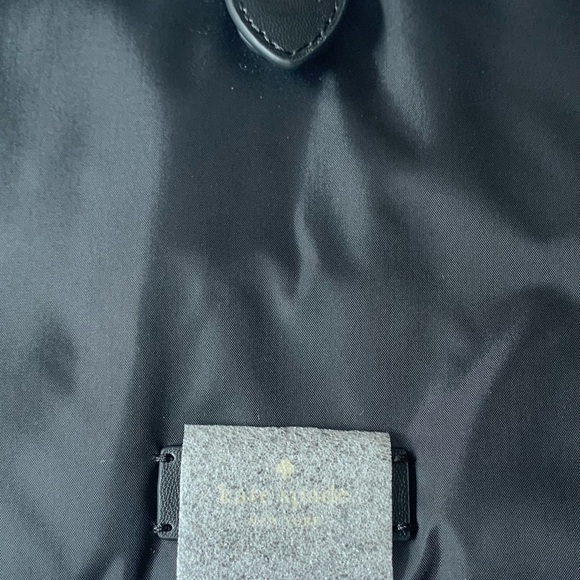 KATE SPADE black diaper nylon changing pad NWOT+++ - Picture 4 of 12